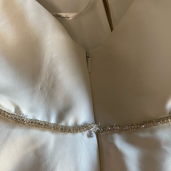 Calle Blanche Lennon Strapless Belted Wedding Gown Altered - Picture 10 of 13